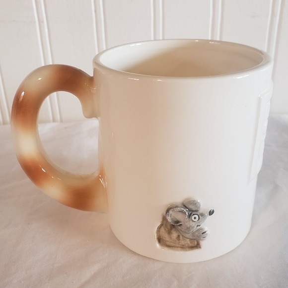 Vintage Quon-Quon "Home Sweet Home" Cat & Mouse Mug - Picture 3 of 5